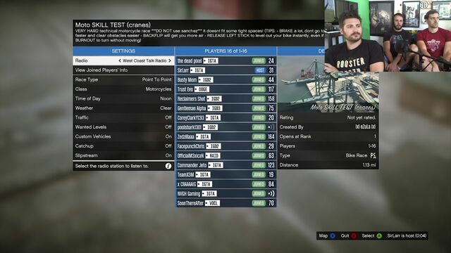 WE BROKE GTA 5! Motorcycle Race Gameplay!